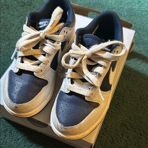 Nike Blue and White Sneakers Classic Design